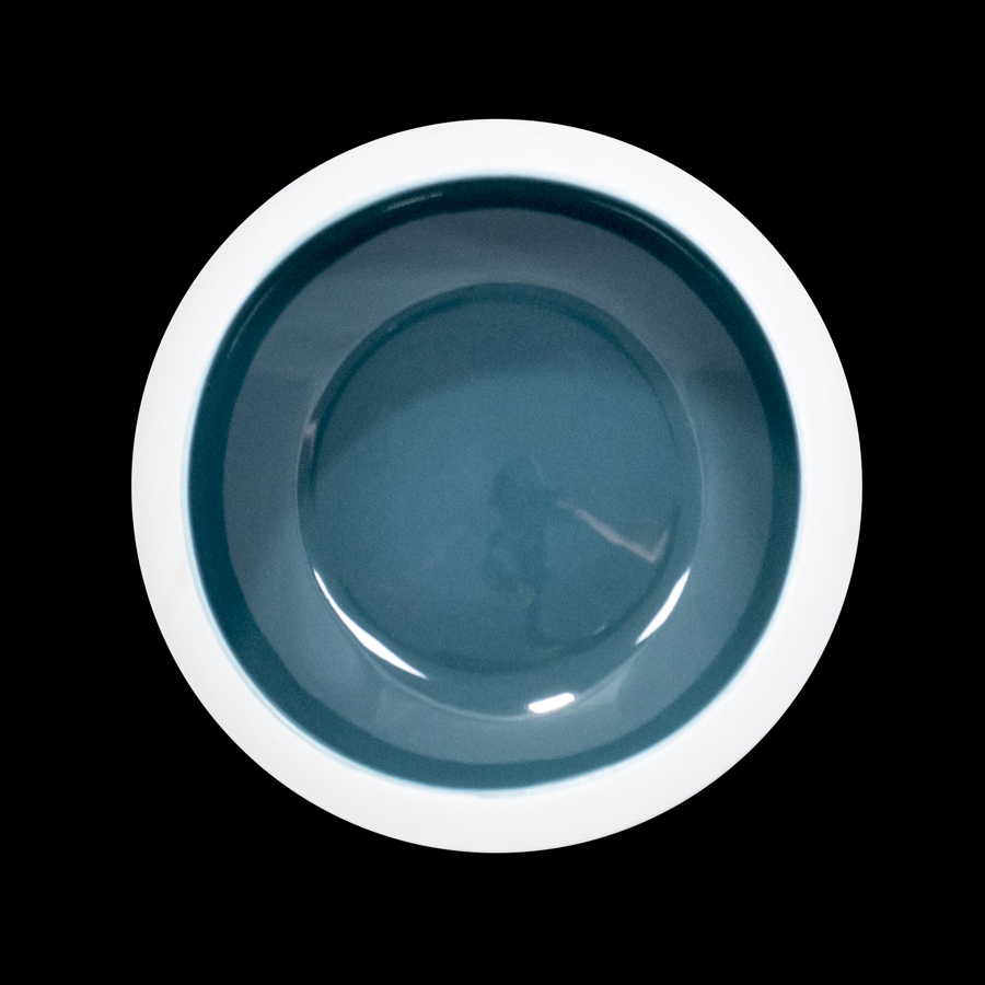 Creme Jouet Vitrified Porcelain Sea Green Round Bowl 12cm