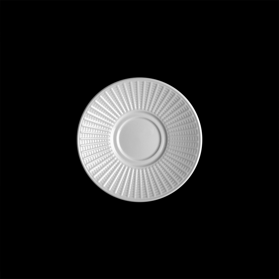 Steelite Willow Vitrified Porcelain White Round Saucer 11.75cm