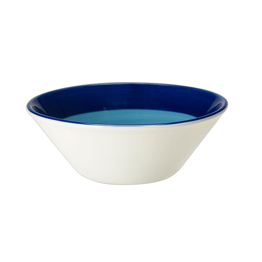 Steelite Freedom Vitrified Porcelain Blue Round Essence Bowl 14cm 5 1/2 Inch 11.7oz