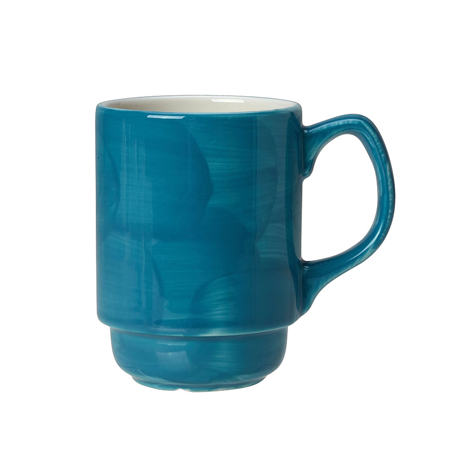 Steelite Freedom Vitrified Porcelain Blue Stacking Beaker 26cl 9oz