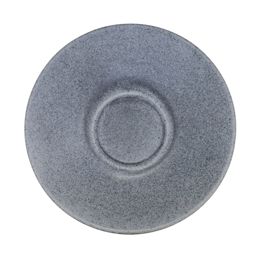 Artisan Kernow Vitrified Stoneware Grey Round Saucer 15cm