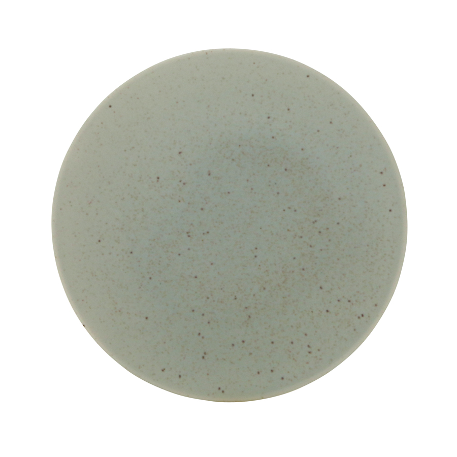Artisan Serene Vitrified Stoneware Green Round Coupe Plate 16cm