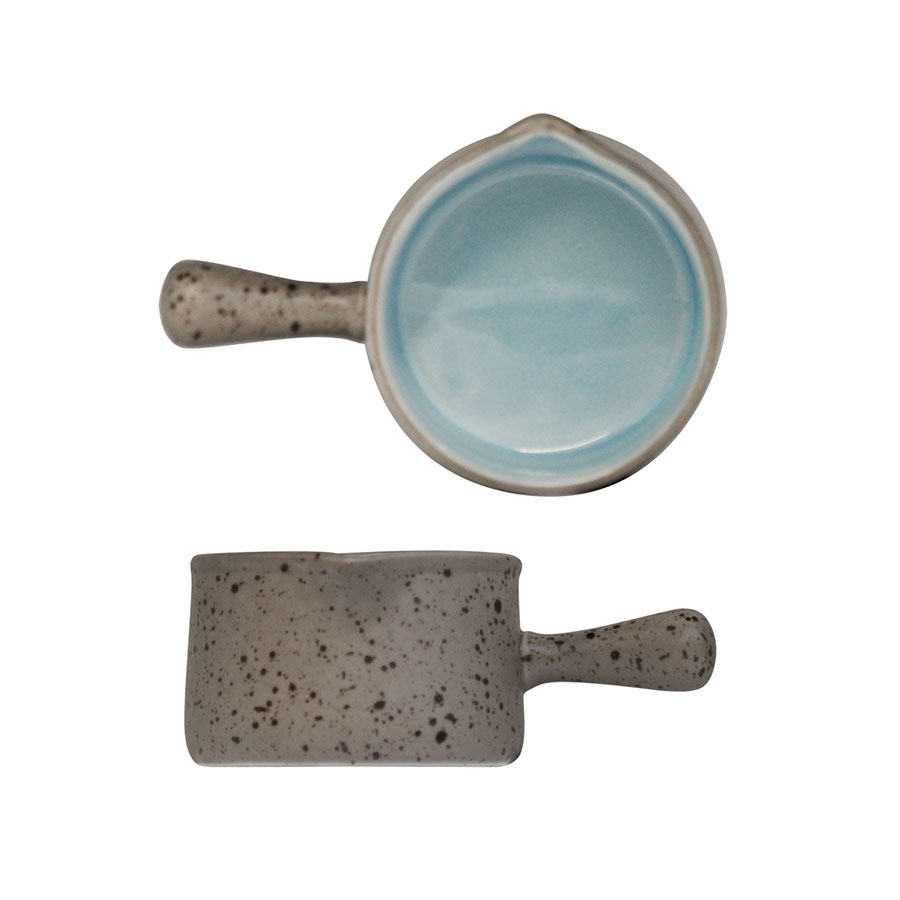 Artisan Trevone Vitrified Stoneware Blue Sauce Jug 13cl