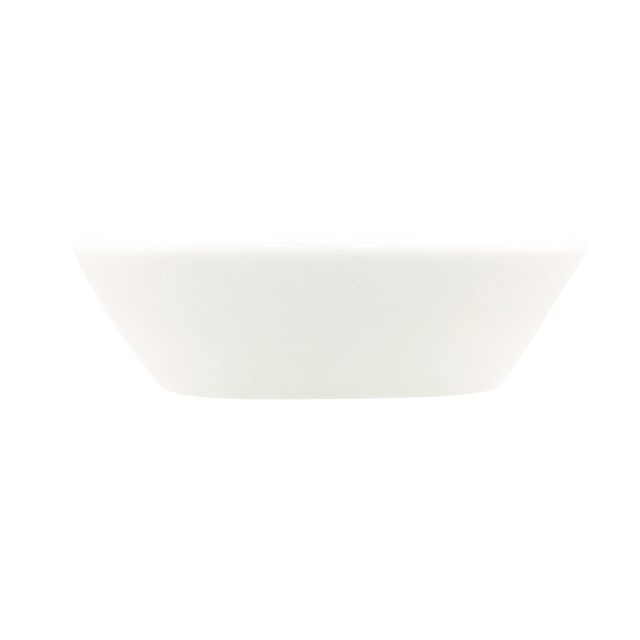 Creme Monet Vitrified Porcelain White Round Conical Sauce Dish 8cm