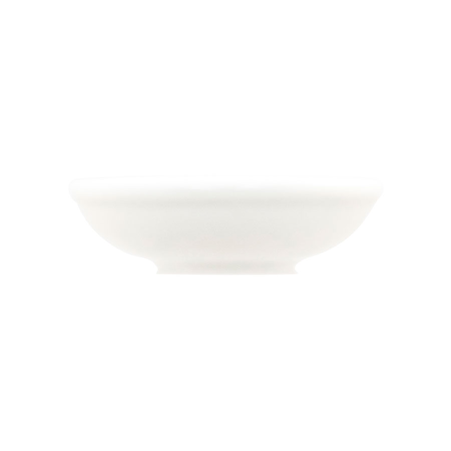 Creme Monet Vitrified Porcelain White Round Dip Dish 7cm