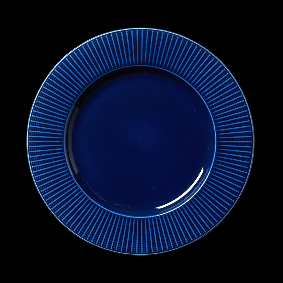 Steelite Willow Vitrified Porcelain White Round Large Well Gourmet Plate 28.5cm 11 1/4 Inch