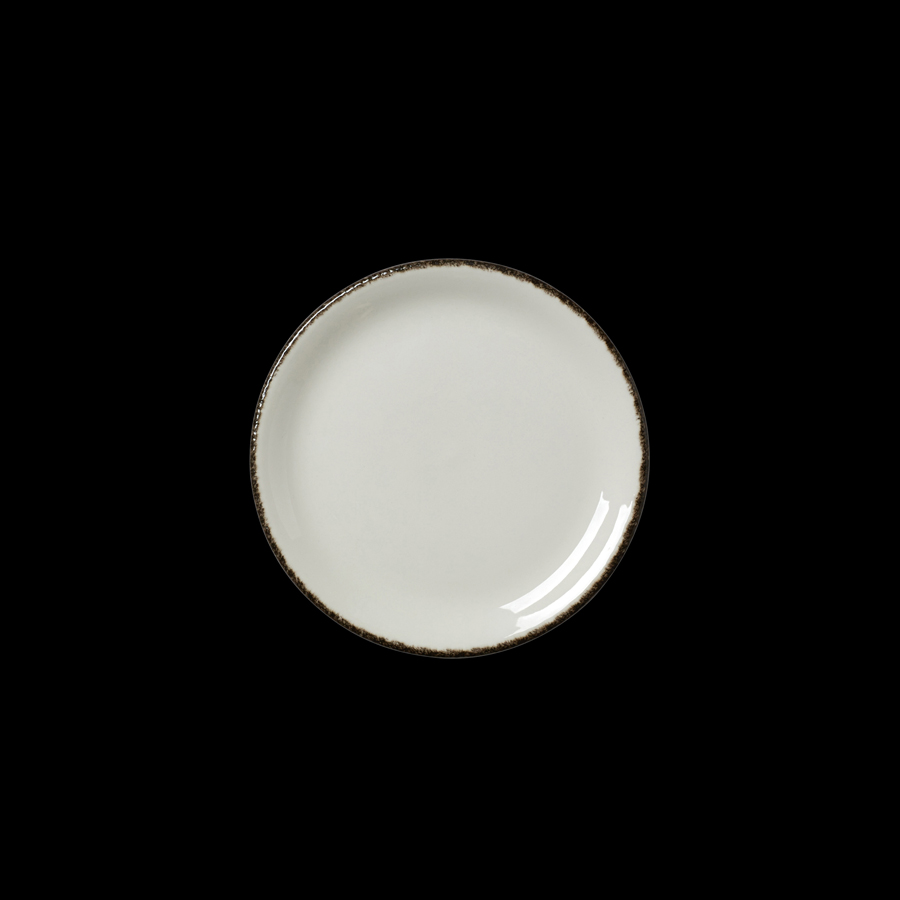 Steelite Charcoal Dapple Vitrifird Porcelain Round Coupe Plate 15.25cm 6 Inch