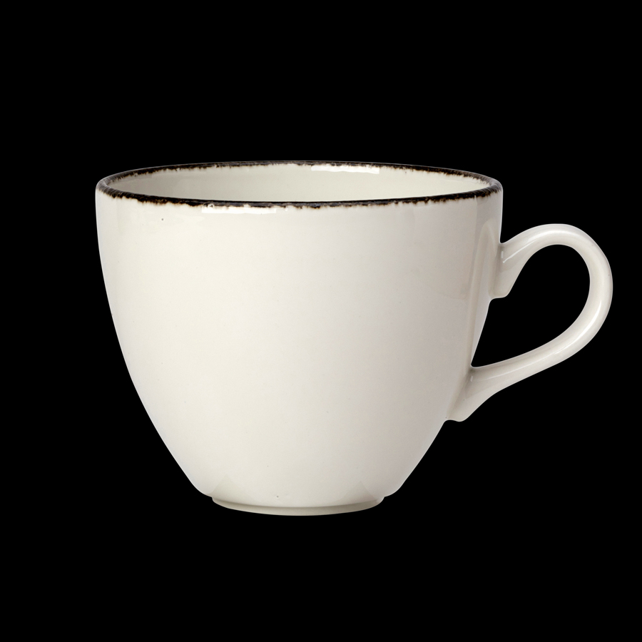 Steelite Charcoal Dapple Vitrifird Porcelain Cup 35cl 12oz