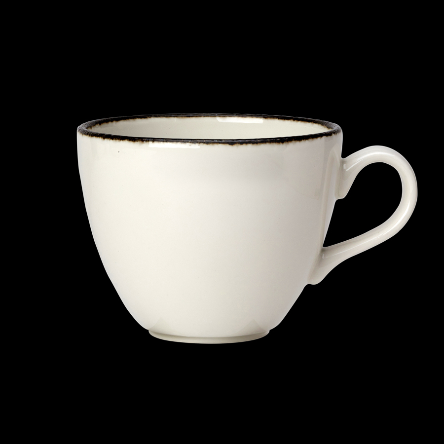 Steelite Charcoal Dapple Vitrifird Porcelain Cup 28.5cl 10oz