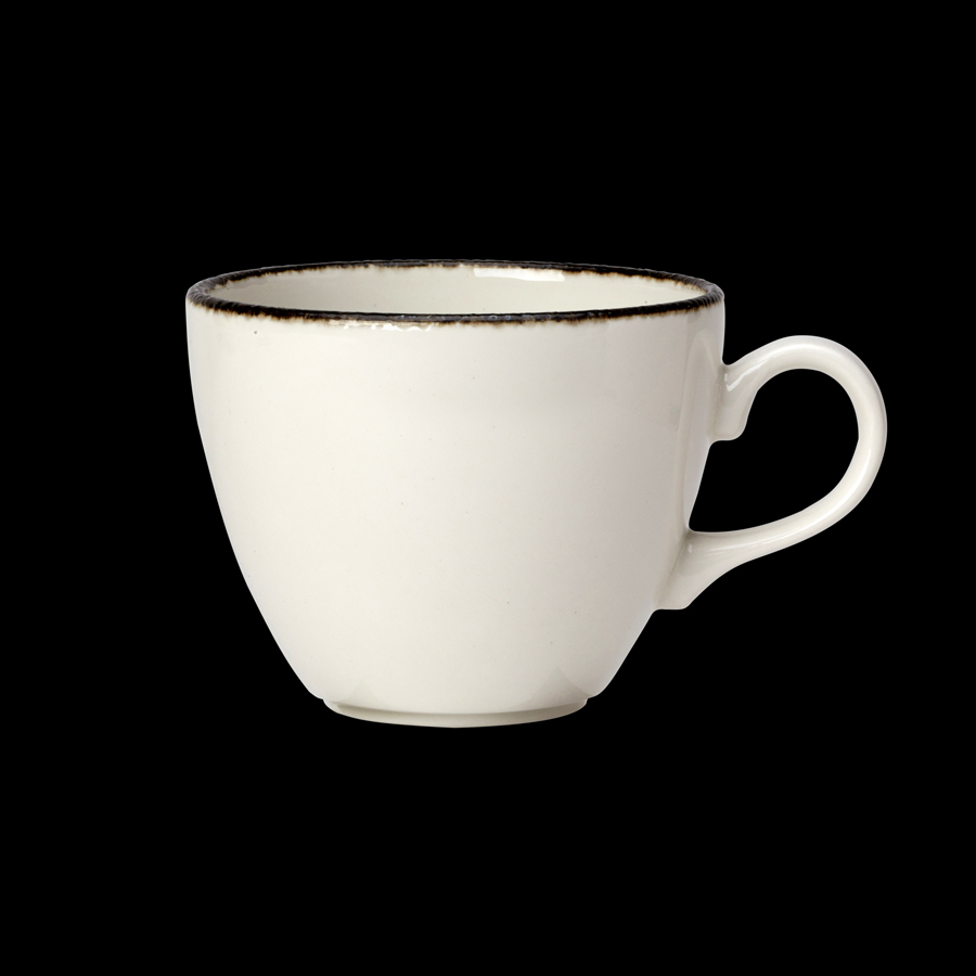 Steelite Charcoal Dapple Vitrifird Porcelain Cup 22.75cl 8oz