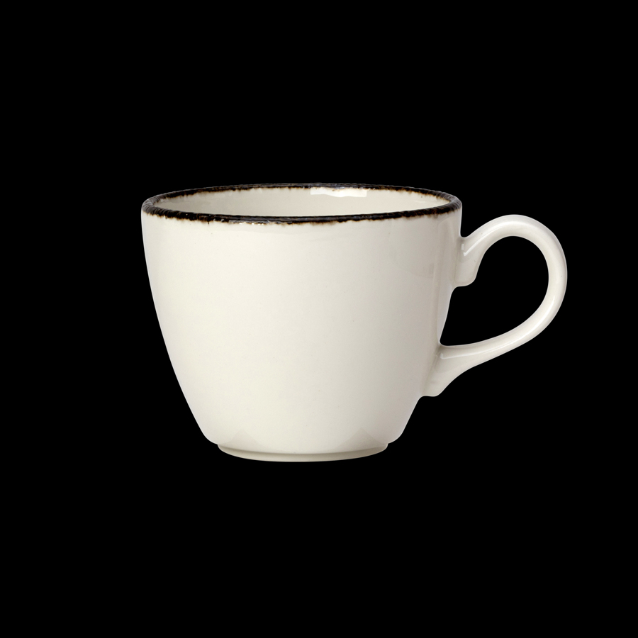 Steelite Charcoal Dapple Vitrifird Porcelain Cup 17cl 6oz