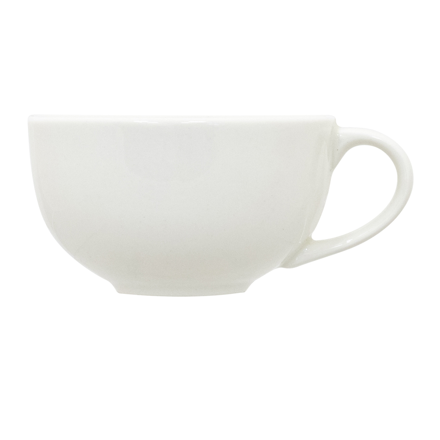 Creme Renoir Vitrified Porcelain White Cup 23cl 8oz
