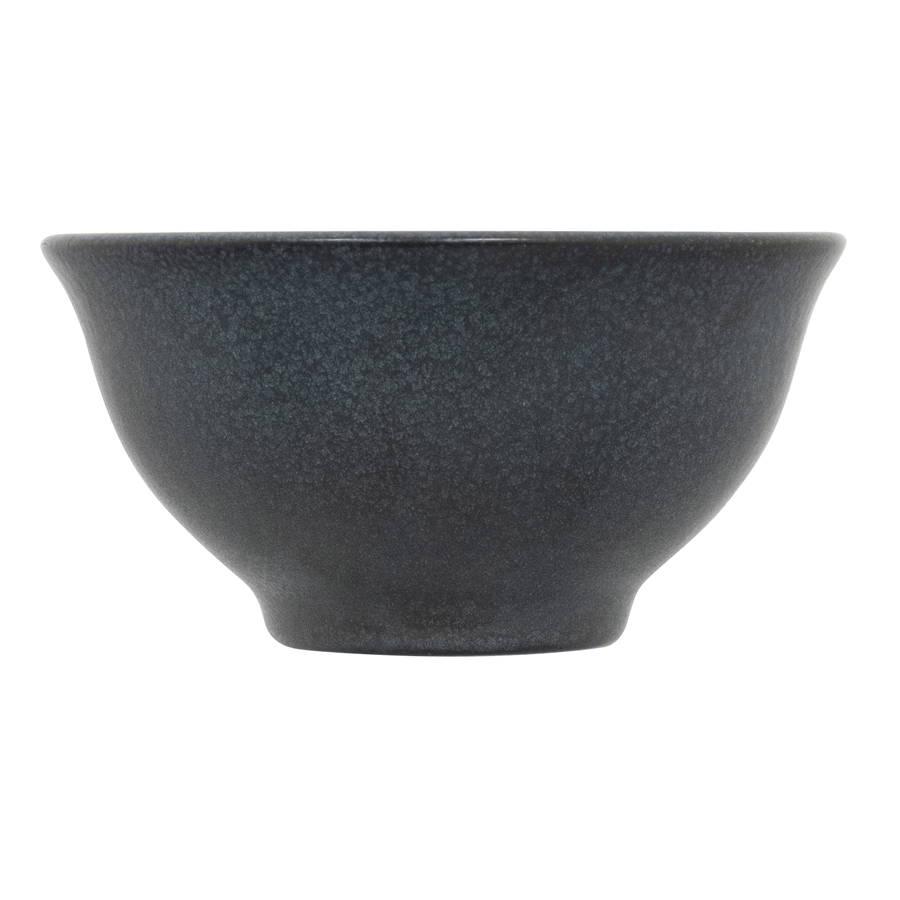 Artisan Andromeda Vitrified Stoneware Black Round Side Bowl 13.5cm