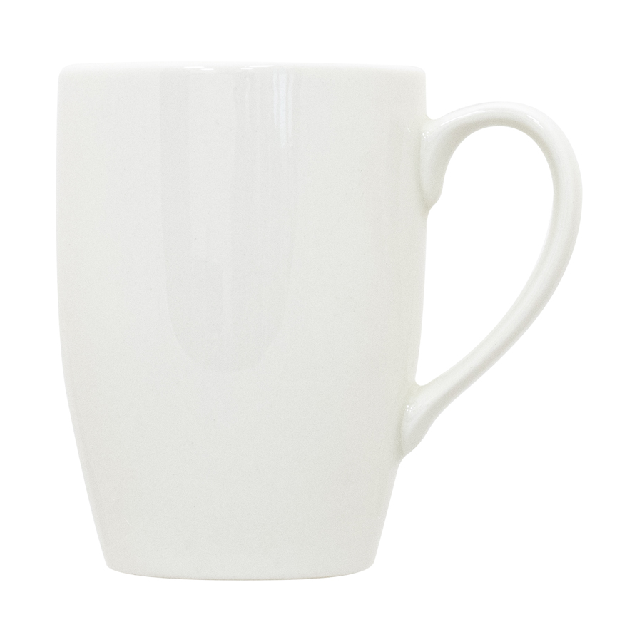 Creme Monet Vitrified Porcelain White Mug 23cl 8oz