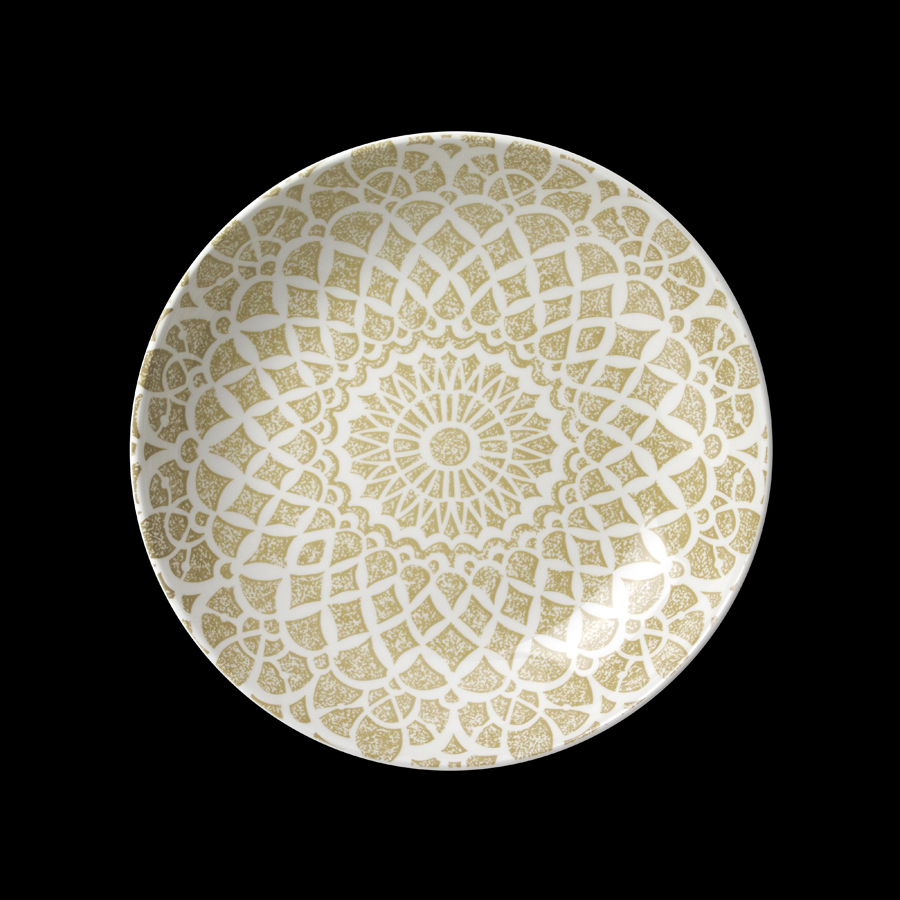 Steelite Ink Vitrified Porcelain Nomad Sand Round Coupe Bowl 21.6cm