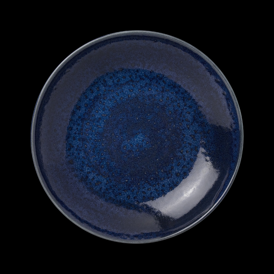 Steelite Vesuvius Vitrified Porcelain Lapis Round Coupe Bowl 29cm