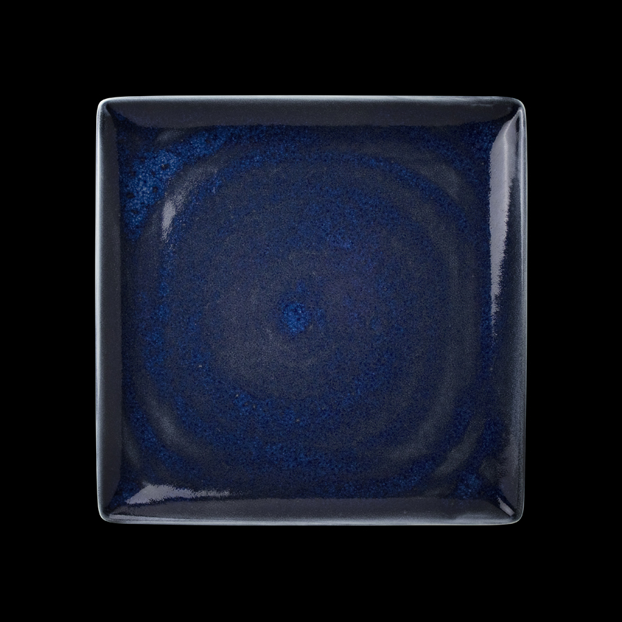Steelite Vesuvius Vitrified Porcelain Lapis Square Plate 27cmx27cm