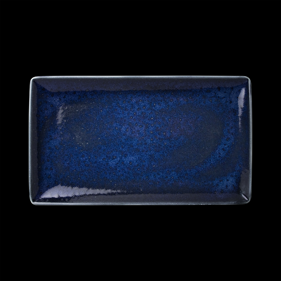 Steelite Vesuvius Vitrified Porcelain Lapis Rectangle Tray 33cmx19cm