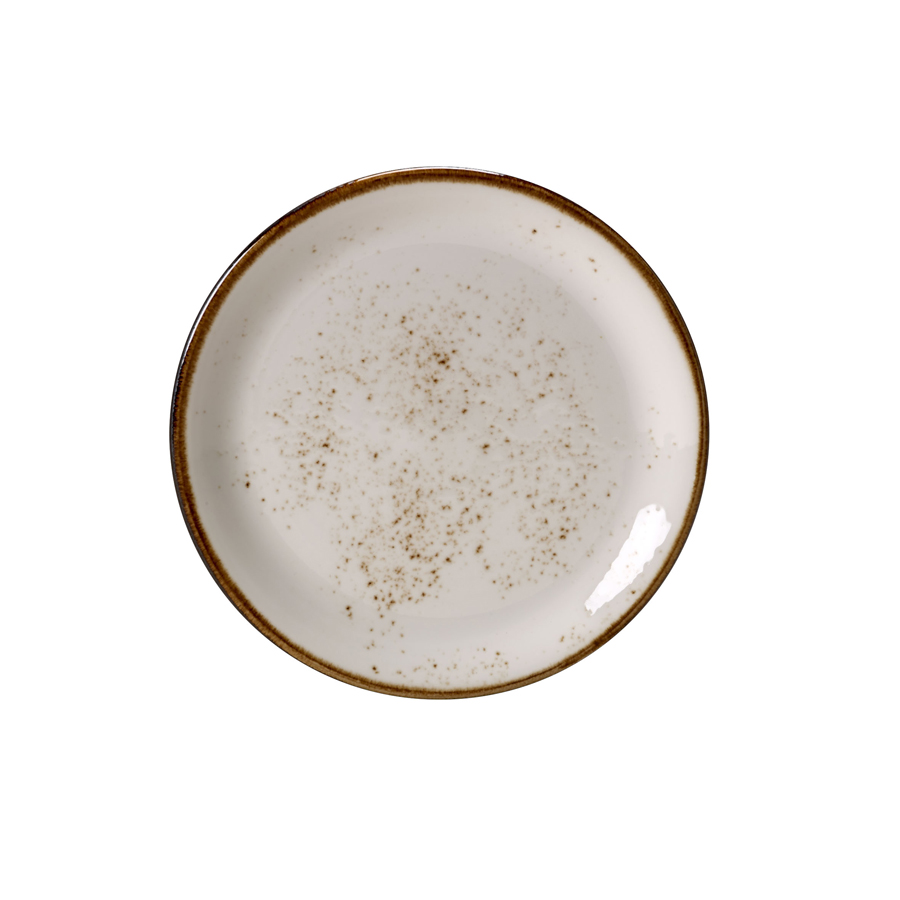 Steelite Craft Vitrified Porcelain White Round Coupe Plate 28cm