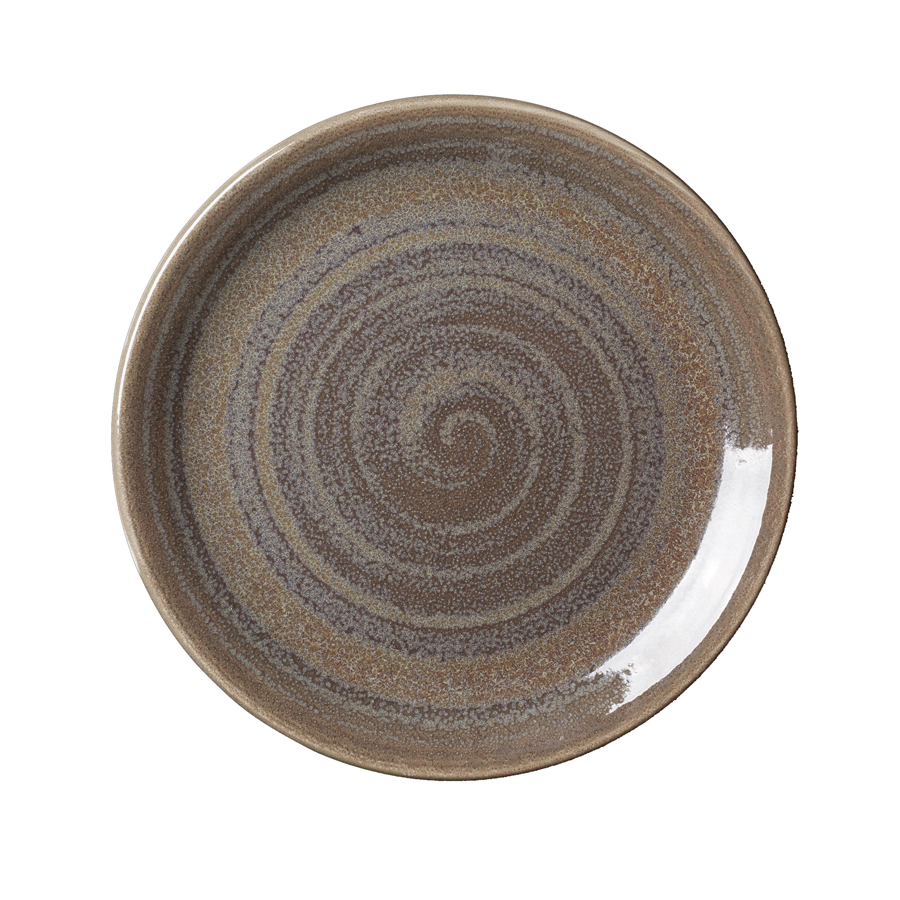 Steelite Revolution Vitrified Porcelain Granite Round Coupe Plate 20.25cm 8 Inch