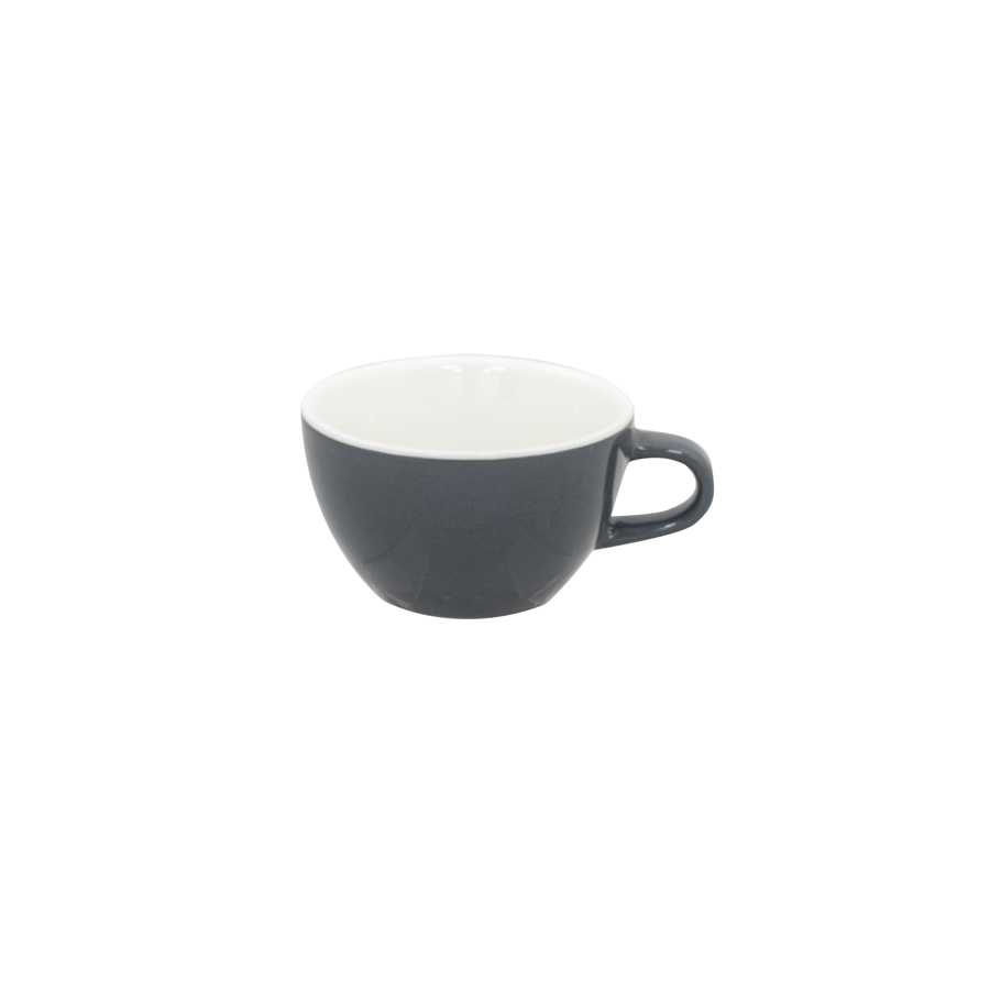 Superwhite Café Porcelain Grey Bowl Shaped Cup 28.5cl 10oz