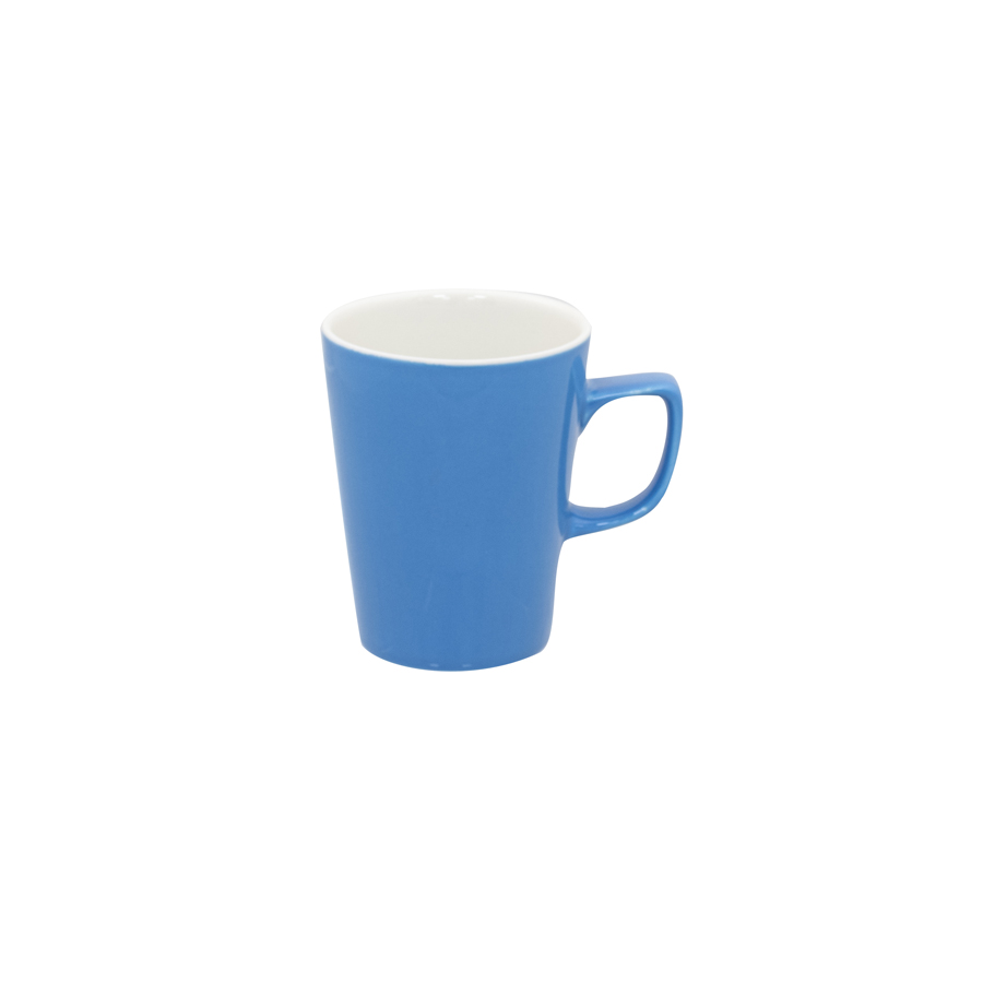 Superwhite Café Porcelain Sky Blue Latte Mug 34cl 12oz