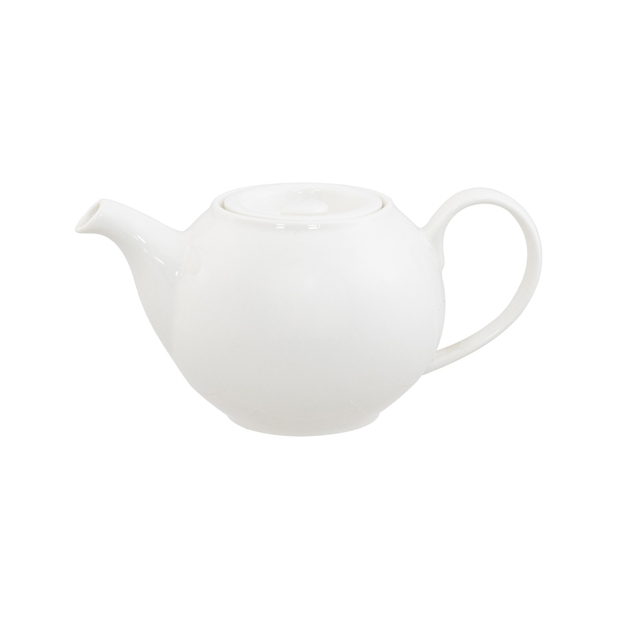 Superwhite Café Porcelain White Stacking Teapot 42.5cl 15oz