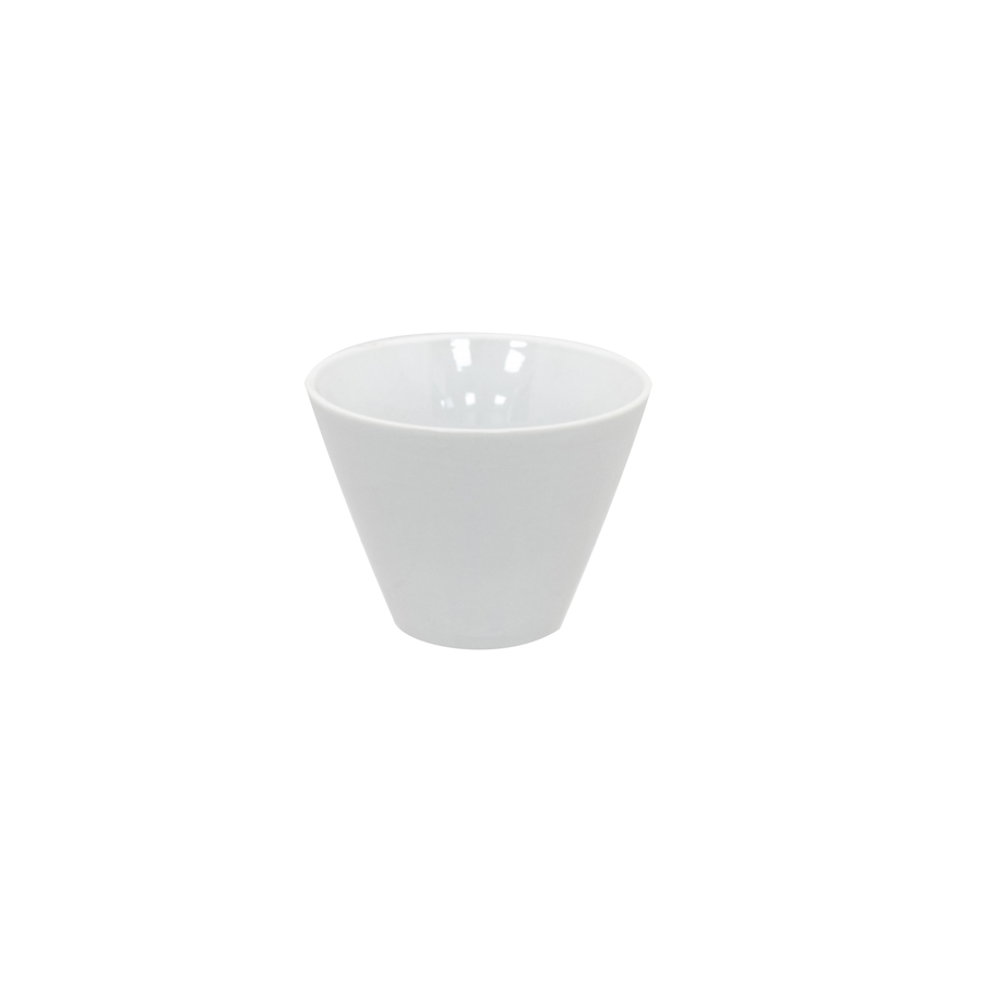Superwhite Porcelain Round Flair Bowl 12cm 4.75in