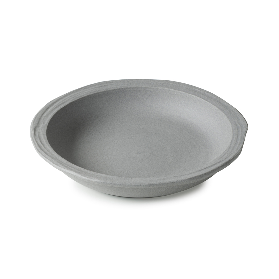 Revol No.W Ceramic Grey Recyclay Round Deep Plate 21cm