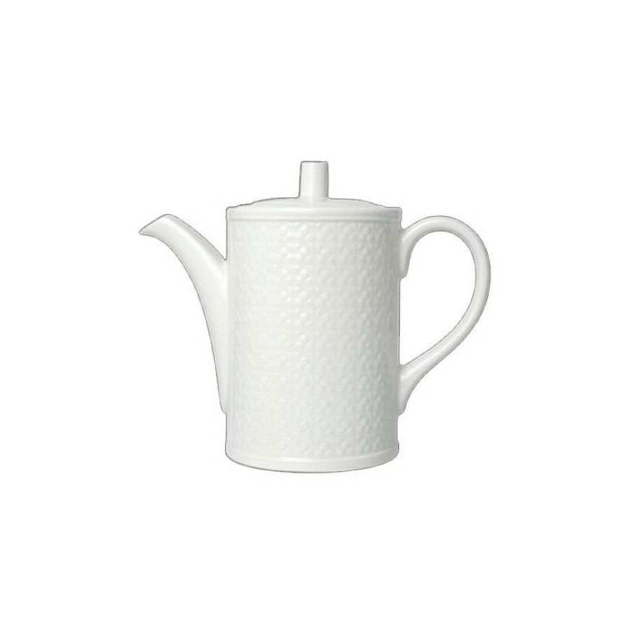 Steelite Bead Vitrified Porcelain White Beverage Pot Accent 60CL