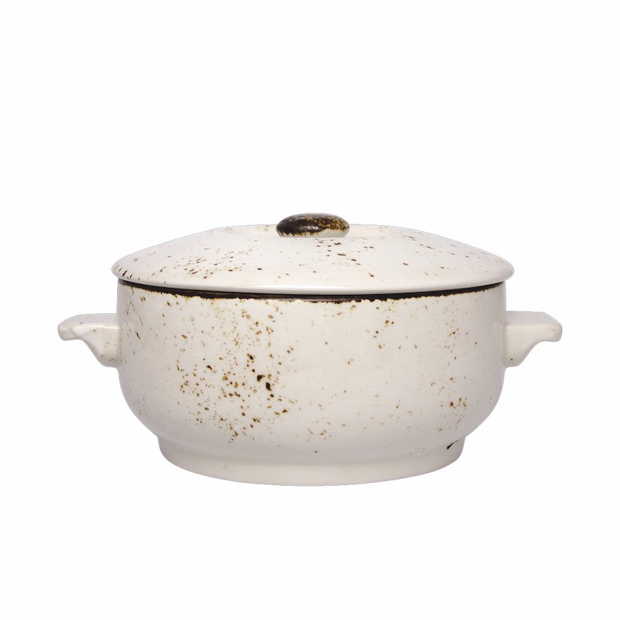 Steelite Craft Vitrified Porcelain White Round Casserole lid for BO684