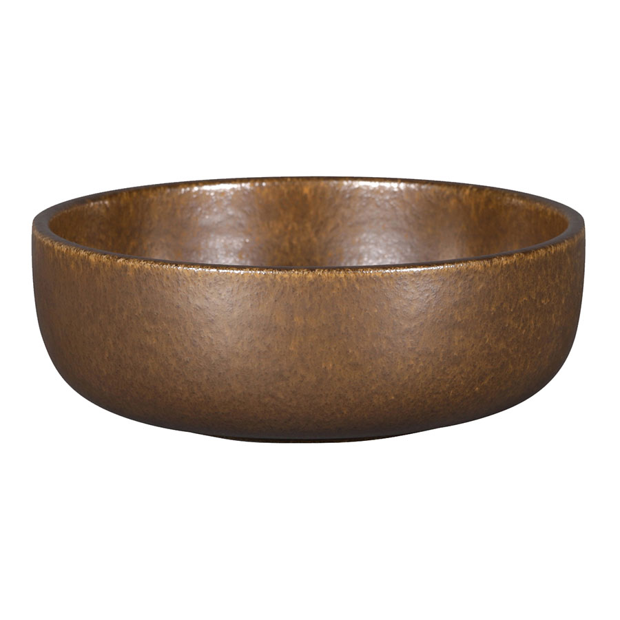 Rak Ease Vitrified Porcelain Rust Round Bowl 16cm 70cl