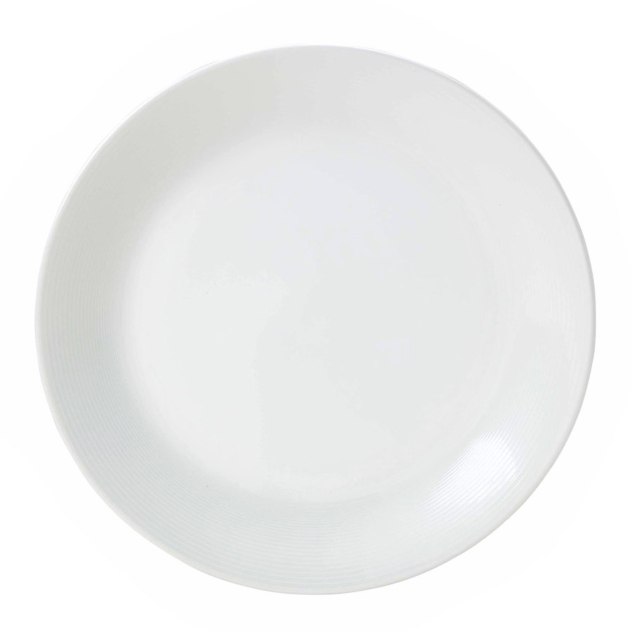 William Edwards Spiro Bone China White Round Coupe Plate 21cm