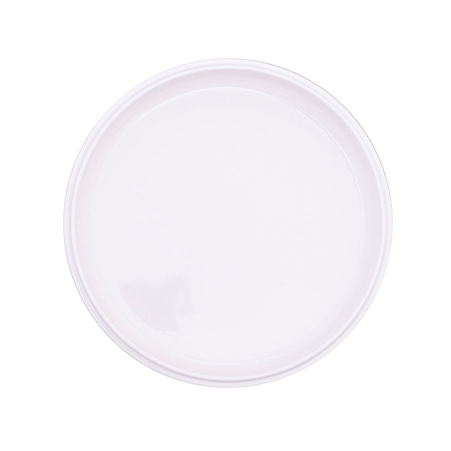 Mirage Fusion Melamine White Round Plate/Lid 16cm