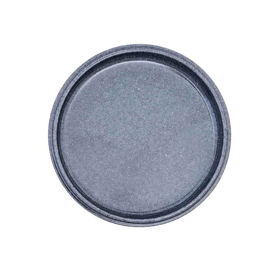 Mirage Fusion Melamine Black Speckle Round Plate/Lid 11cm