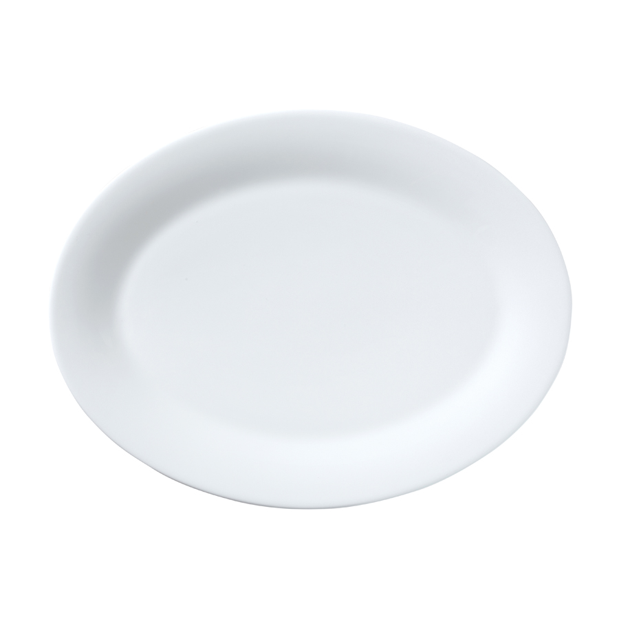 William Edwards Miscellaneous Bone China White Oval Tray 35cm