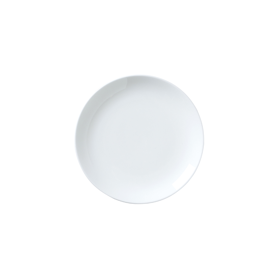 William Edwards Coupe White Bone China Round Plate 16.5cm