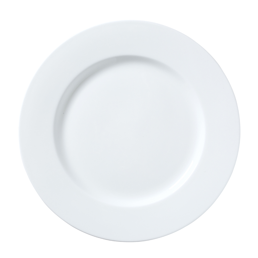 William Edwards Classic White Bone China Round Plate 30cm