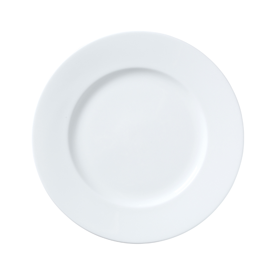 William Edwards Classic White Bone China Round Plate 27.5cm