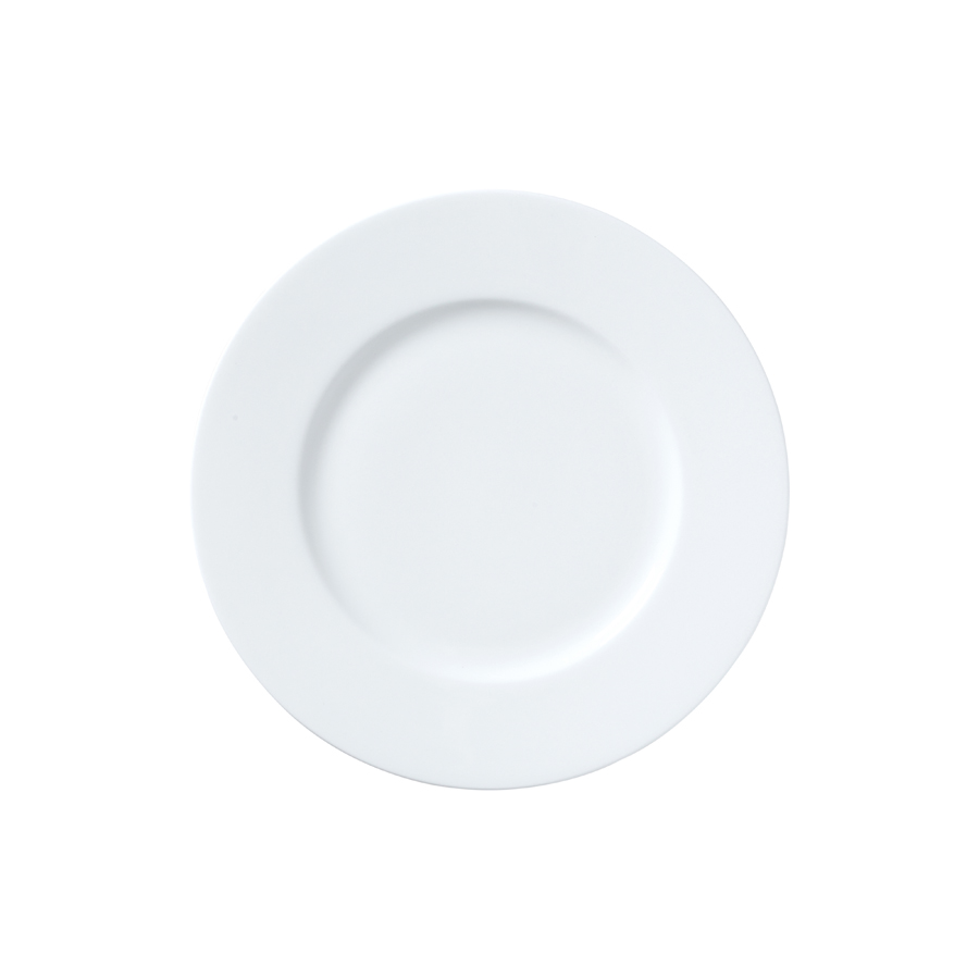 William Edwards Classic White Bone China Round Plate 22cm