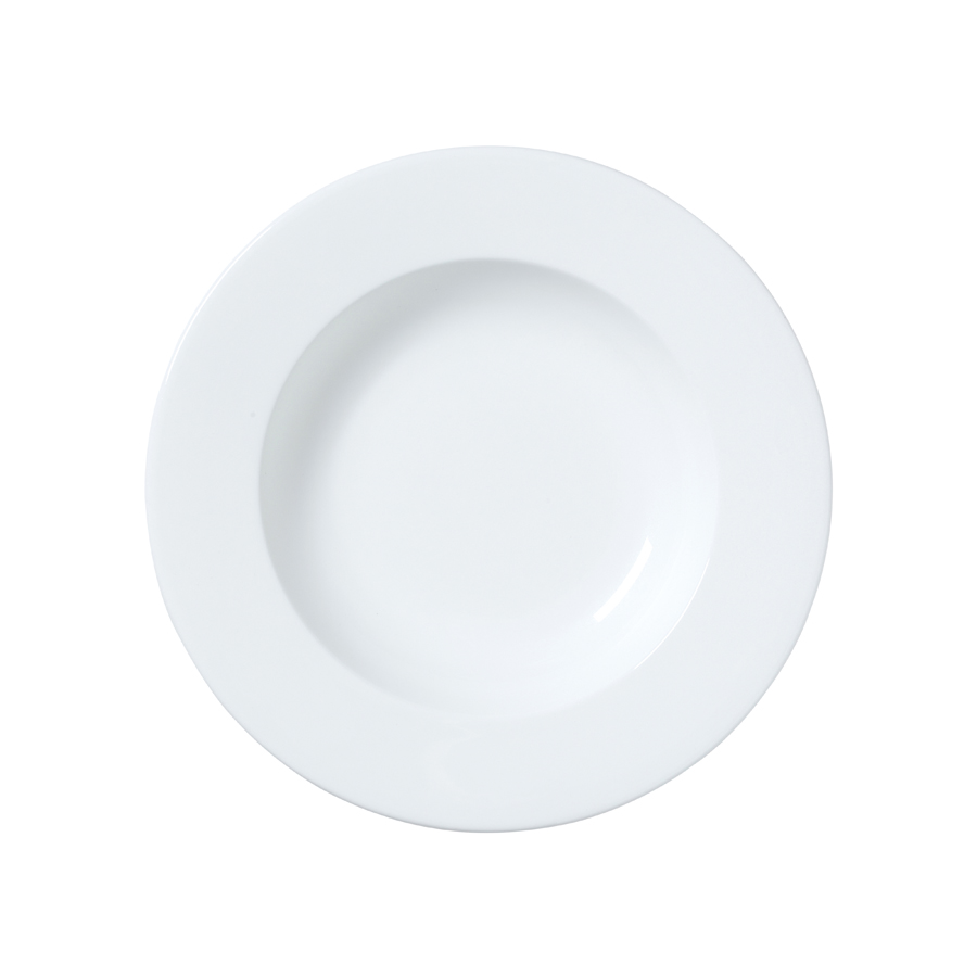 William Edwards Classic White Bone China Round Rim Bowl 22cm 22cl 8oz