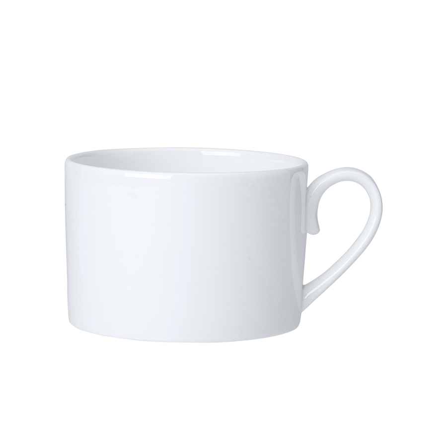 William Edwards Coupe White Bone China Teacup Can 20cl