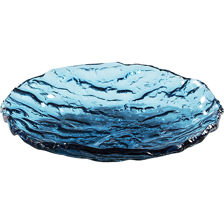 Pordamsa Mar Glass Blue Round Bowl 24cm 250ml
