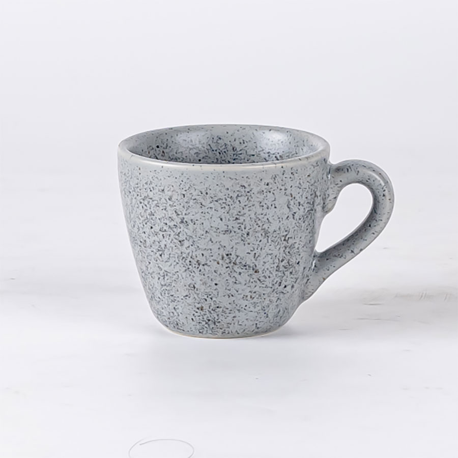 Artisan Kernow Vitrified Stoneware Grey Espresso Cup 8.5cl 3oz