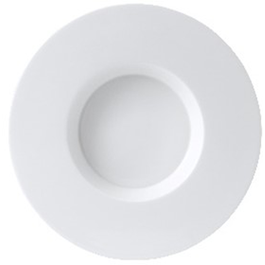 Wedgwood Connaught Bone China White Round Rimmed Pasta Plate 28cm