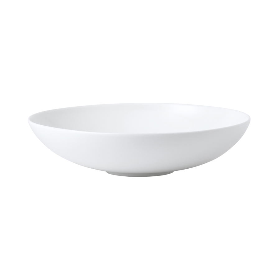 Wedgwood Connaught Bone China White Round Coupe Bowl 24.5cm