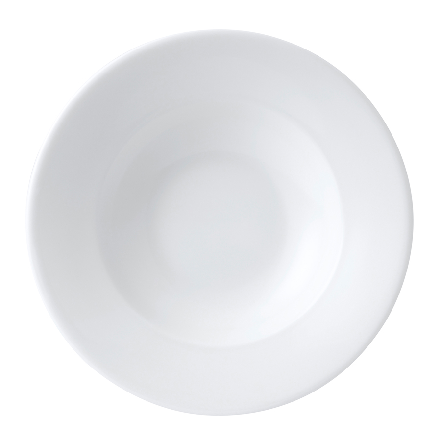 Wedgwood Connaught Bone China White Round Deep Plate 28.5cm