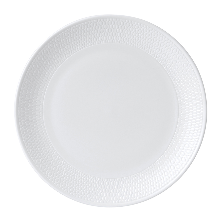 Wedgwood Gio Bone China White Round Coupe Plate 30cm