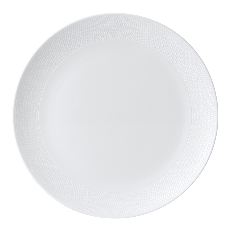Wedgwood Gio Bone China White Round Coupe Plate 27.5cm