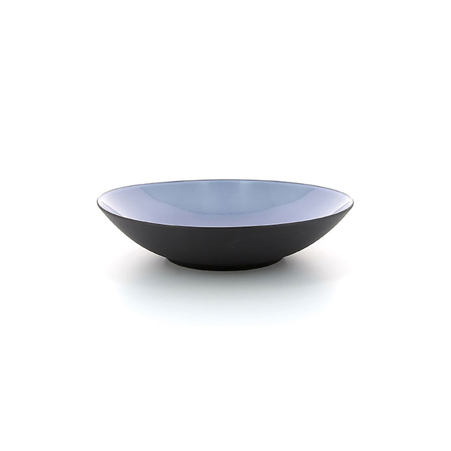 Revol Equinoxe Porcelain Cirrus Blue Round Coupe Plate 24cm